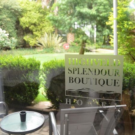 Highveld Splendour Boutique Bed And Breakfast Ermelo Kültér fotó